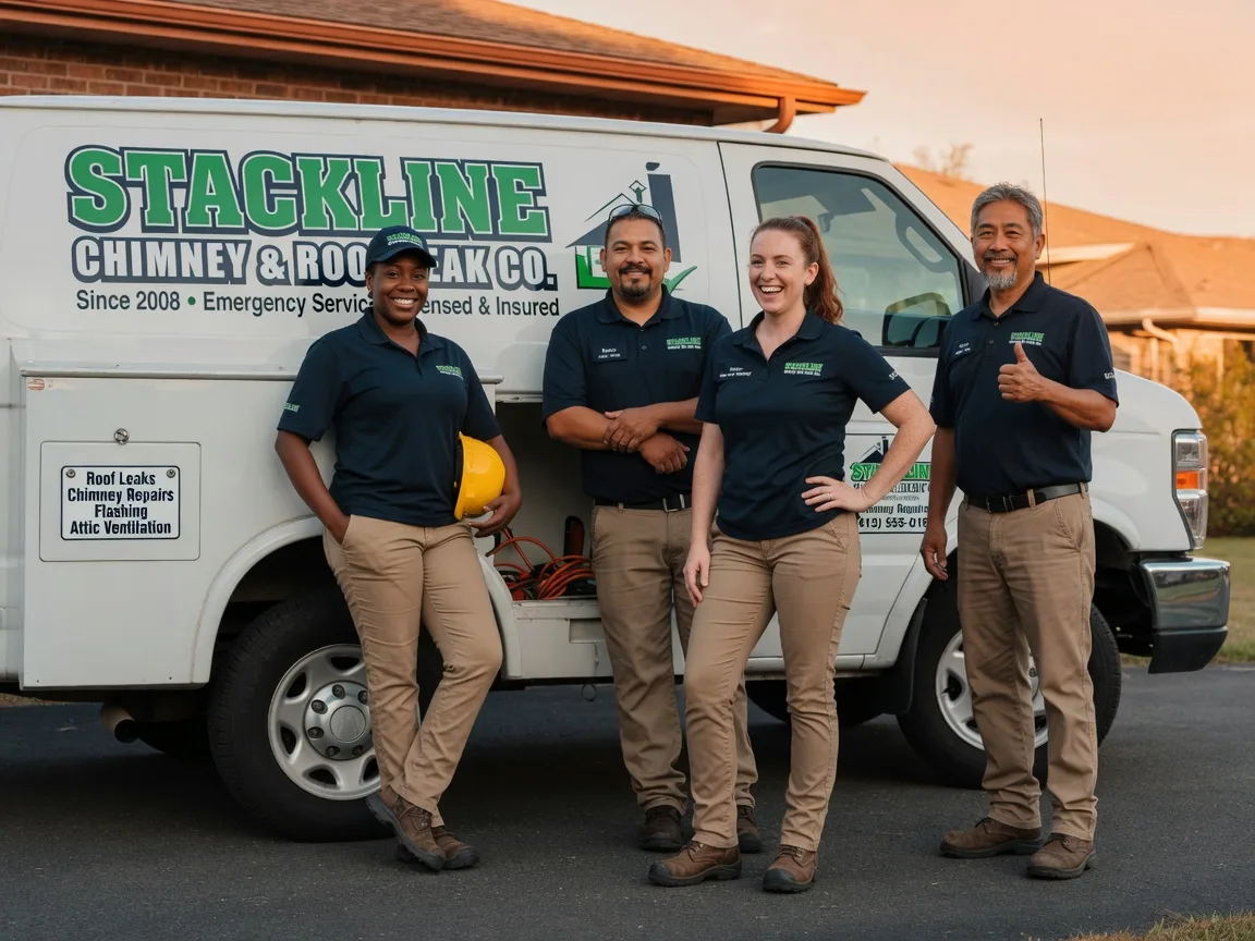 Chimney flashing repair company in Fishers, NY